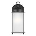 Myhouse Lighting Generation Lighting - 8593001-12 - One Light Outdoor Wall Lantern - New Castle - Black