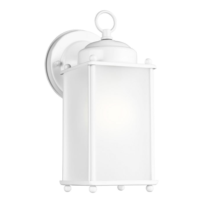 Myhouse Lighting Generation Lighting - 8593001-15 - One Light Outdoor Wall Lantern - New Castle - White
