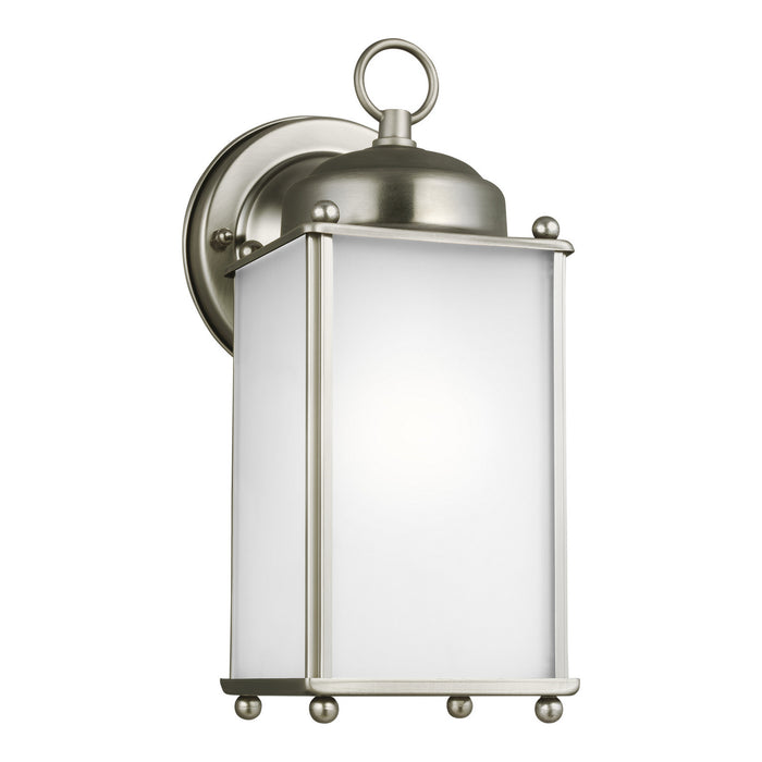 Myhouse Lighting Generation Lighting - 8593001-965 - One Light Outdoor Wall Lantern - New Castle - Antique Brushed Nickel