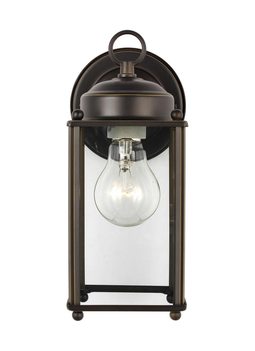 Myhouse Lighting Generation Lighting - 8593-71 - One Light Outdoor Wall Lantern - New Castle - Antique Bronze