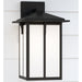 Myhouse Lighting Generation Lighting - 8652701-12 - One Light Outdoor Wall Lantern - Tomek - Black