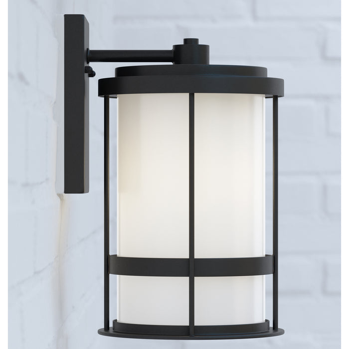 Myhouse Lighting Generation Lighting - 8690901-12 - One Light Outdoor Wall Lantern - Wilburn - Black