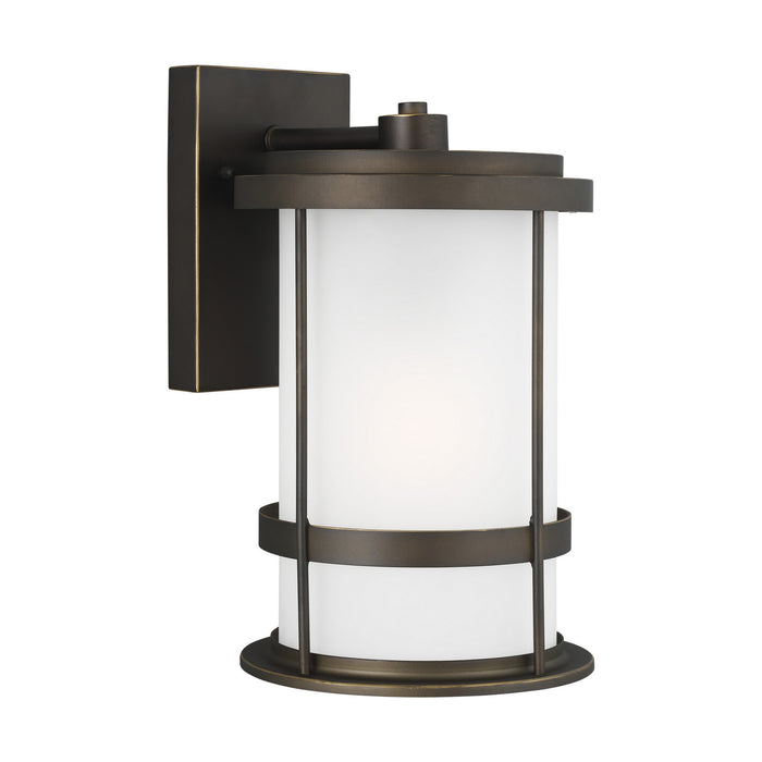 Myhouse Lighting Generation Lighting - 8690901-71 - One Light Outdoor Wall Lantern - Wilburn - Antique Bronze