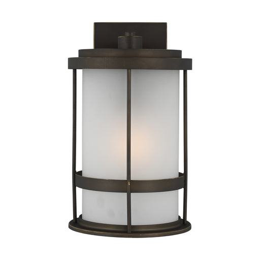 Myhouse Lighting Generation Lighting - 8690901-71 - One Light Outdoor Wall Lantern - Wilburn - Antique Bronze