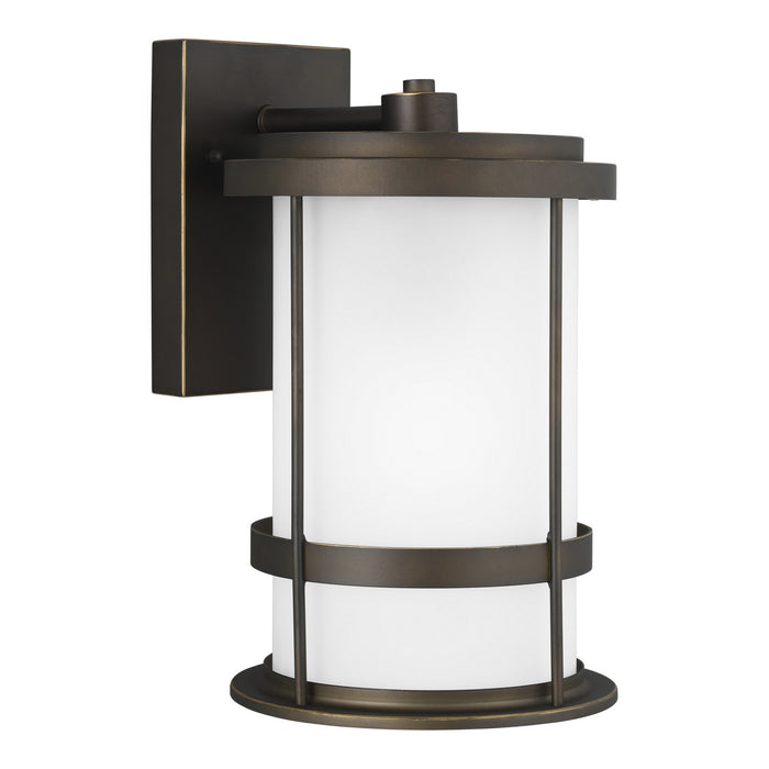 Myhouse Lighting Generation Lighting - 8690901D-71 - One Light Outdoor Wall Lantern - Wilburn - Antique Bronze