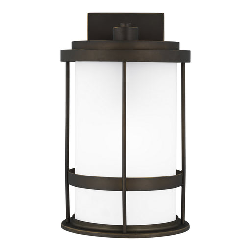 Myhouse Lighting Generation Lighting - 8690901D-71 - One Light Outdoor Wall Lantern - Wilburn - Antique Bronze