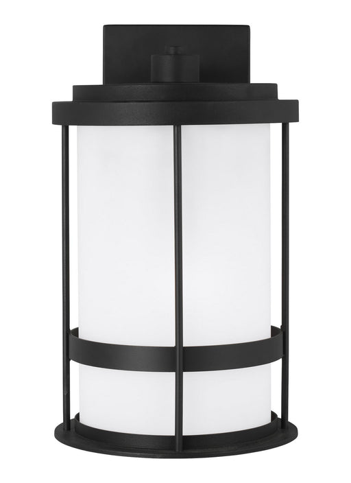 Myhouse Lighting Generation Lighting - 8690901DEN3-12 - One Light Outdoor Wall Lantern - Wilburn - Black