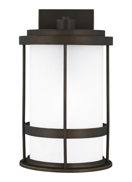 Myhouse Lighting Generation Lighting - 8690901DEN3-71 - One Light Outdoor Wall Lantern - Wilburn - Antique Bronze