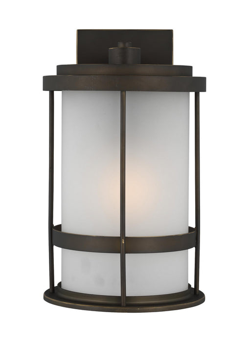 Myhouse Lighting Generation Lighting - 8690901EN3-71 - One Light Outdoor Wall Lantern - Wilburn - Antique Bronze