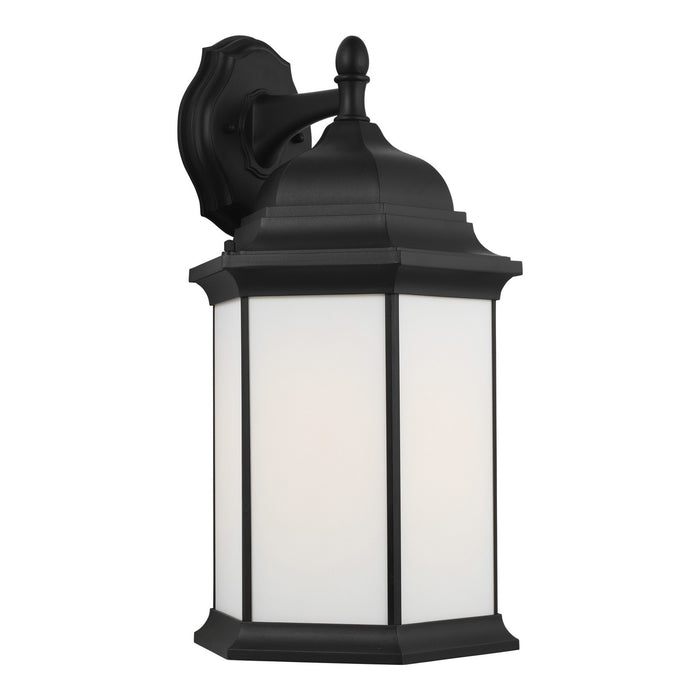 Myhouse Lighting Generation Lighting - 8738751-12 - One Light Outdoor Wall Lantern - Sevier - Black