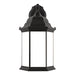 Myhouse Lighting Generation Lighting - 8738751-12 - One Light Outdoor Wall Lantern - Sevier - Black