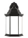 Myhouse Lighting Generation Lighting - 8738751EN3-12 - One Light Outdoor Wall Lantern - Sevier - Black