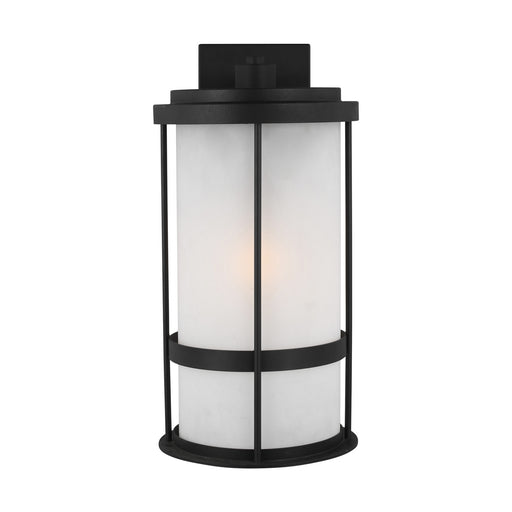 Myhouse Lighting Generation Lighting - 8790901-12 - One Light Outdoor Wall Lantern - Wilburn - Black