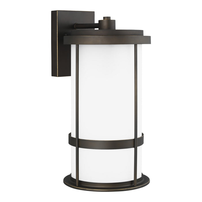 Myhouse Lighting Generation Lighting - 8790901D-71 - One Light Outdoor Wall Lantern - Wilburn - Antique Bronze