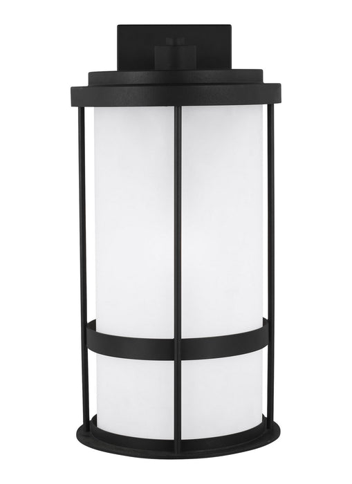 Myhouse Lighting Generation Lighting - 8790901DEN3-12 - One Light Outdoor Wall Lantern - Wilburn - Black