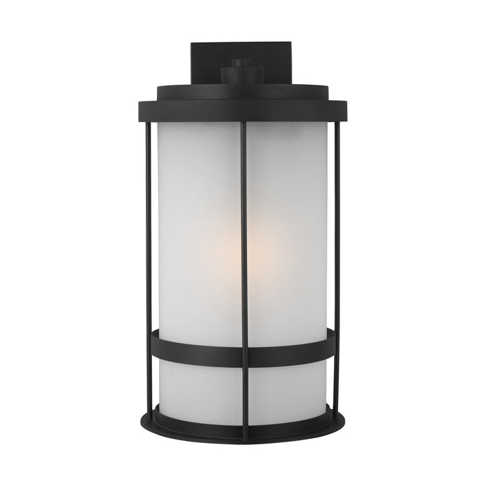 Myhouse Lighting Generation Lighting - 8890901-12 - One Light Outdoor Wall Lantern - Wilburn - Black