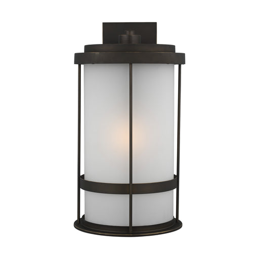 Myhouse Lighting Generation Lighting - 8890901-71 - One Light Outdoor Wall Lantern - Wilburn - Antique Bronze