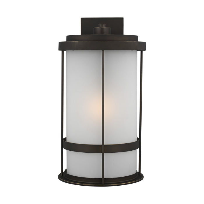 Myhouse Lighting Generation Lighting - 8890901-71 - One Light Outdoor Wall Lantern - Wilburn - Antique Bronze