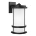 Myhouse Lighting Generation Lighting - 8890901D-12 - One Light Outdoor Wall Lantern - Wilburn - Black