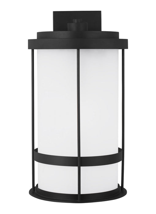 Myhouse Lighting Generation Lighting - 8890901DEN3-12 - One Light Outdoor Wall Lantern - Wilburn - Black