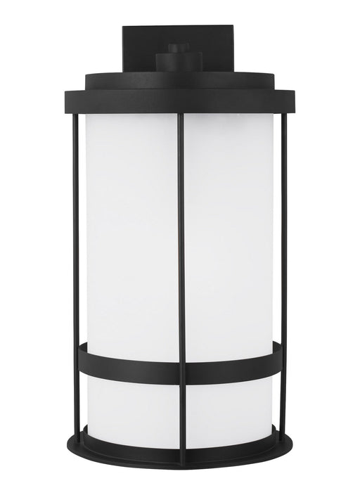 Myhouse Lighting Generation Lighting - 8890901DEN3-12 - One Light Outdoor Wall Lantern - Wilburn - Black