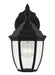 Myhouse Lighting Generation Lighting - 88936-12 - One Light Outdoor Wall Lantern - Bakersville - Black