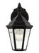 Myhouse Lighting Generation Lighting - 88937-12 - One Light Outdoor Wall Lantern - Bakersville - Black