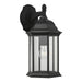 Myhouse Lighting Generation Lighting - 8938701-12 - One Light Outdoor Wall Lantern - Sevier - Black