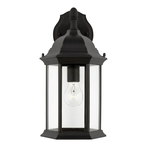 Myhouse Lighting Generation Lighting - 8938701-12 - One Light Outdoor Wall Lantern - Sevier - Black