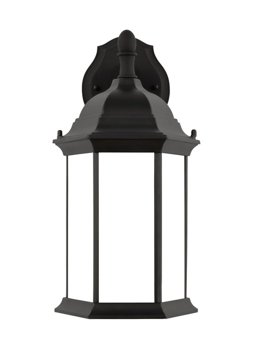 Myhouse Lighting Generation Lighting - 8938751-12 - One Light Outdoor Wall Lantern - Sevier - Black