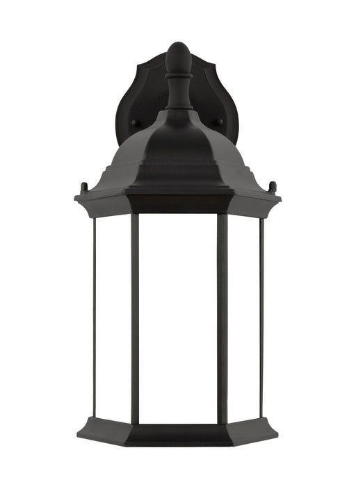 Myhouse Lighting Generation Lighting - 8938751-12 - One Light Outdoor Wall Lantern - Sevier - Black