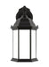 Myhouse Lighting Generation Lighting - 8938751-12 - One Light Outdoor Wall Lantern - Sevier - Black