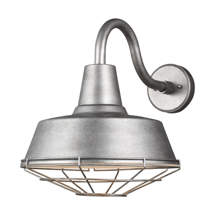 Myhouse Lighting Visual Comfort Studio - 97374-57 - Cage - Barn Light - Weathered Pewter