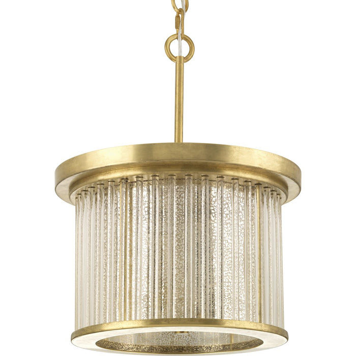 Myhouse Lighting Progress Lighting - P350142-160 - Three Light Semi Flush Mount - Point Dume-Sequit Point - Brushed Brass