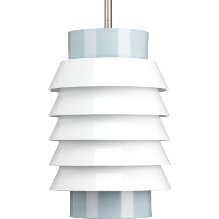 Myhouse Lighting Progress Lighting - P500194-009 - One Light Pendant - Point Dume-Onshore - Brushed Nickel