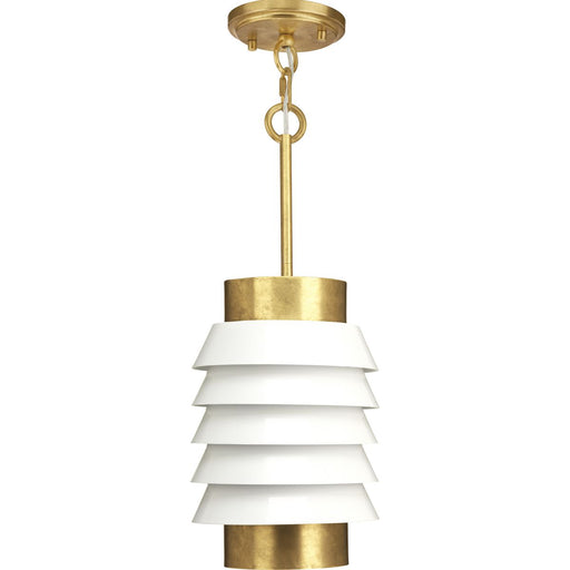 Myhouse Lighting Progress Lighting - P500194-160 - One Light Pendant - Point Dume-Onshore - Brushed Brass