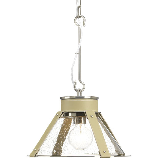 Myhouse Lighting Progress Lighting - P500195-009 - One Light Pendant - Point Dume-Rockdance - Brushed Nickel