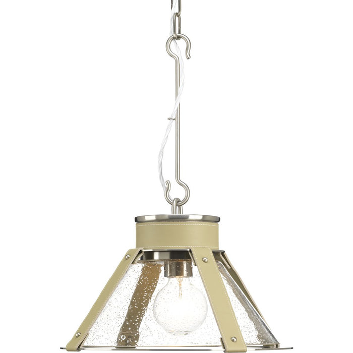 Myhouse Lighting Progress Lighting - P500195-009 - One Light Pendant - Point Dume-Rockdance - Brushed Nickel