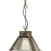 Myhouse Lighting Progress Lighting - P500195-161 - One Light Pendant - Point Dume-Rockdance - Aged Brass