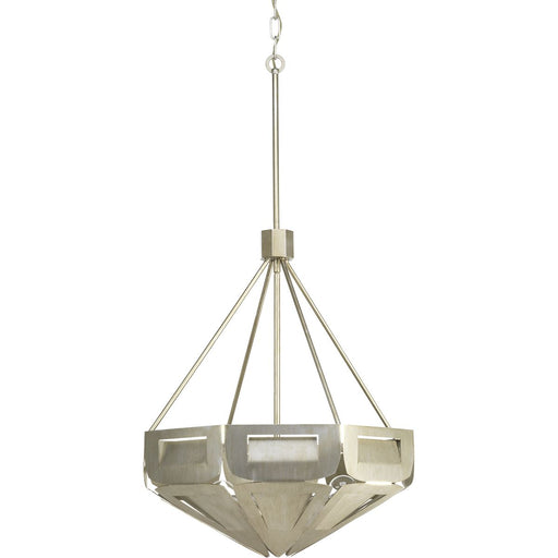 Myhouse Lighting Progress Lighting - P500197-134 - Four Light Pendant - Point Dume-Yerba - Silver Ridge