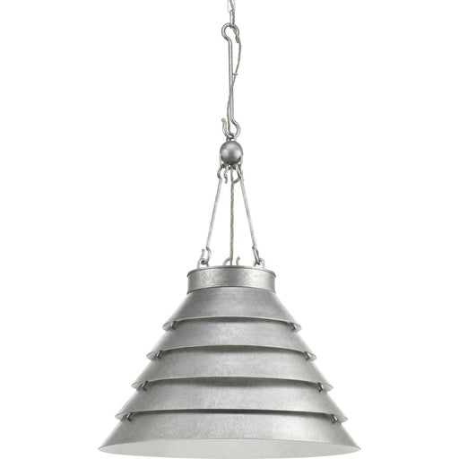 Myhouse Lighting Progress Lighting - P500200-141 - Three Light Pendant - Point Dume-Surfrider - Galvanized Finish