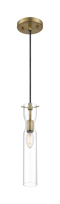 Myhouse Lighting Nuvo Lighting - 60-6856 - One Light Mini Pendant - Spyglass - Vintage Brass