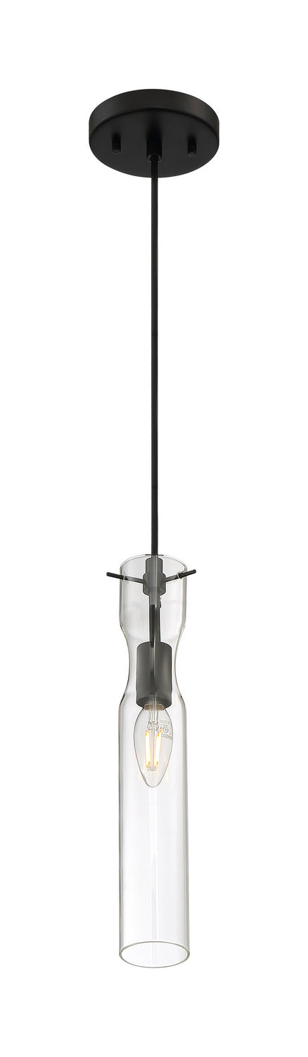 Myhouse Lighting Nuvo Lighting - 60-6876 - One Light Mini Pendant - Spyglass - Black