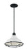 Myhouse Lighting Nuvo Lighting - 60-7024 - One Light Pendant - Newbridge - Gloss White / Black Accents