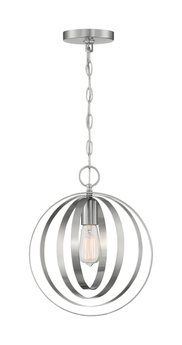 Myhouse Lighting Nuvo Lighting - 60-7046 - One Light Pendant - Pendleton - Brushed Nickel