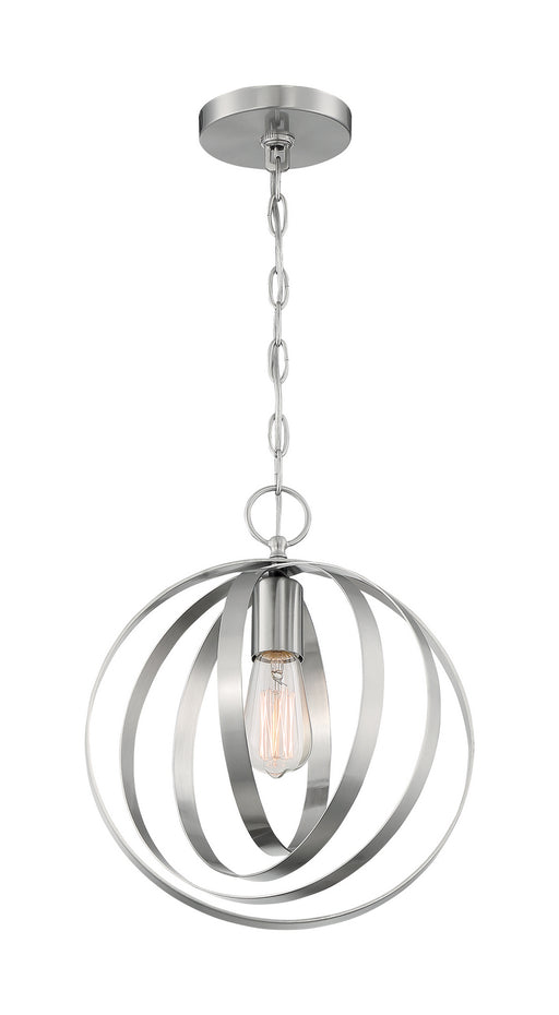 Myhouse Lighting Nuvo Lighting - 60-7046 - One Light Pendant - Pendleton - Brushed Nickel