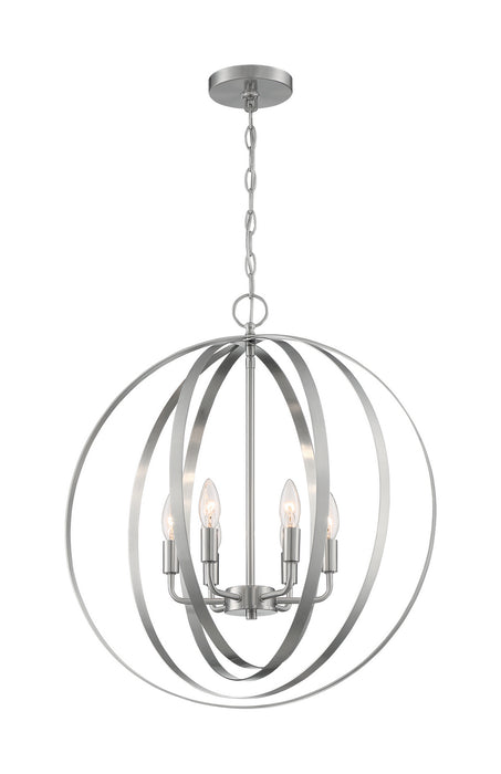 Myhouse Lighting Nuvo Lighting - 60-7048 - Six Light Pendant - Pendleton - Brushed Nickel