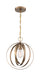 Myhouse Lighting Nuvo Lighting - 60-7056 - One Light Pendant - Pendleton - Burnished Brass