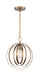 Myhouse Lighting Nuvo Lighting - 60-7056 - One Light Pendant - Pendleton - Burnished Brass