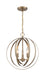 Myhouse Lighting Nuvo Lighting - 60-7057 - Three Light Pendant - Pendleton - Burnished Brass